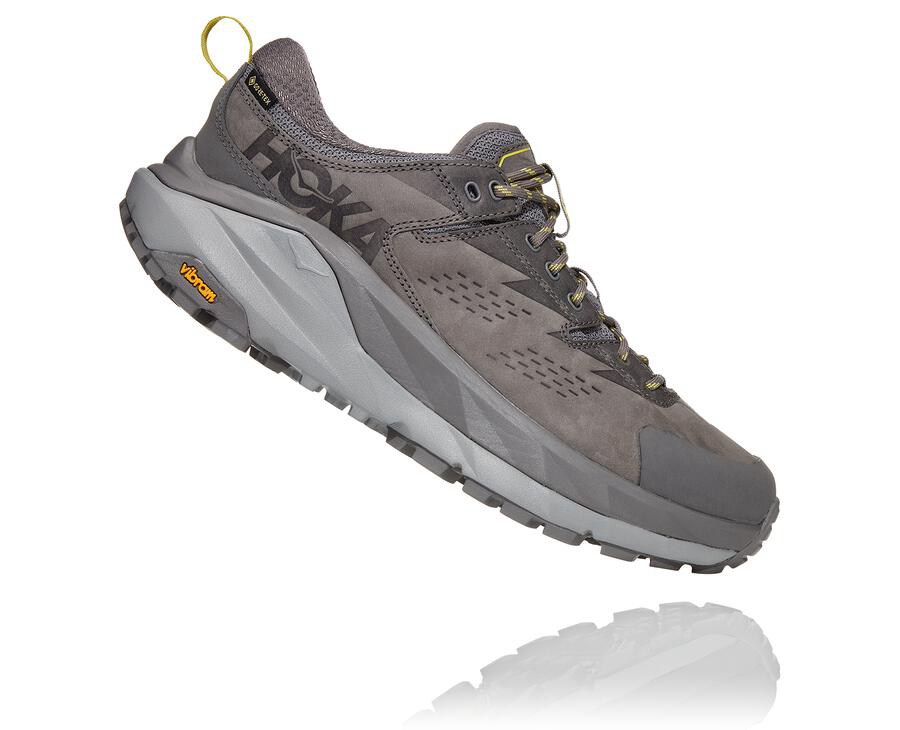 Hoka One One Trail Schoenen Heren - Kaha Laag Gore-Tex - Grijs - ZX5021879